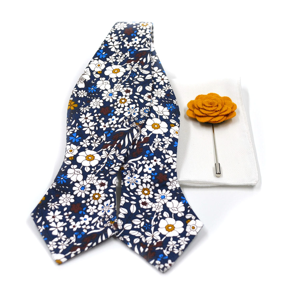 Floral Wild Flower Bow Tie Set