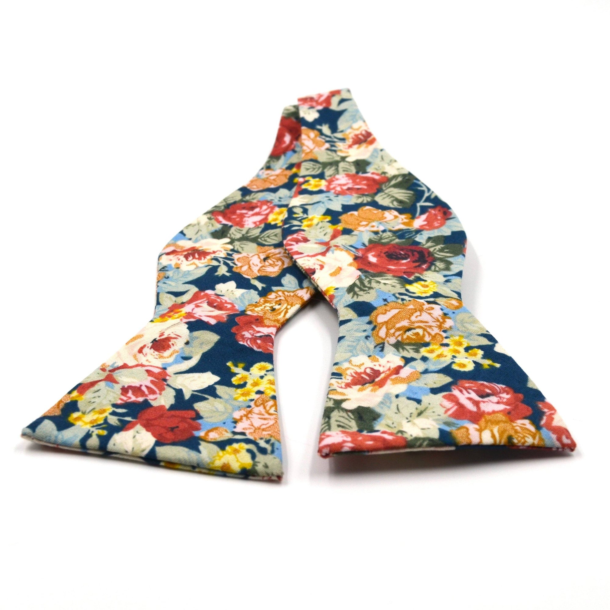 Floral Rose Meadow Self Tie Bow Tie