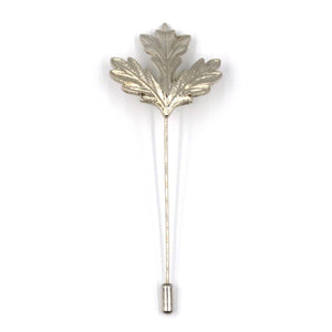 Lapel Pin - Silver Maple Leaf