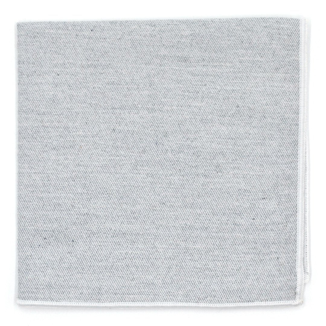 Cloud Grey Pocket Square