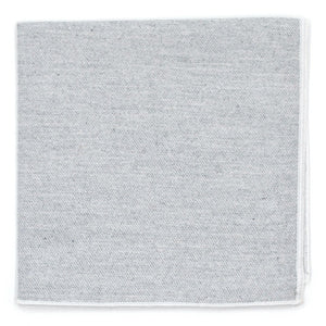 Cloud Grey Pocket Square