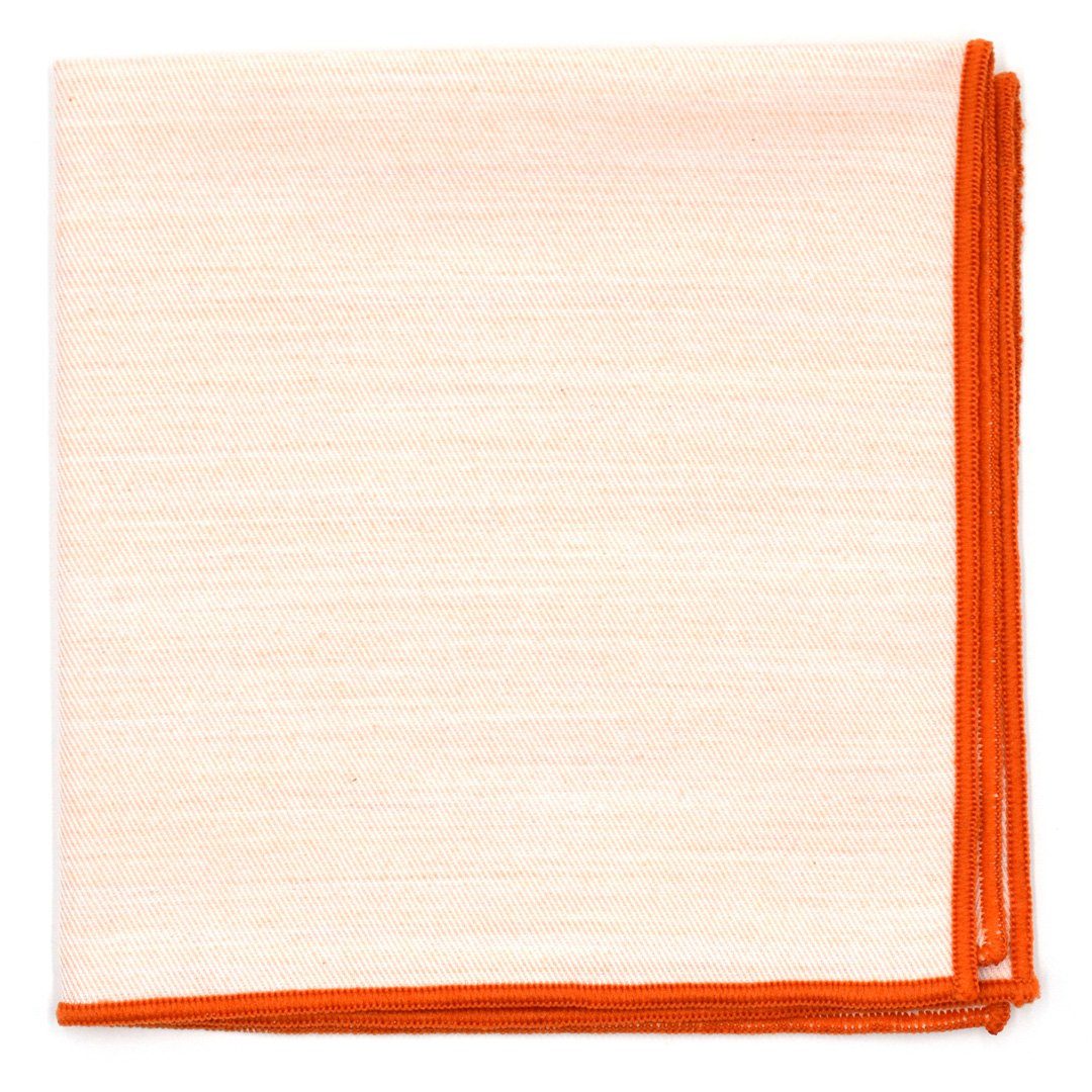 Sherbet Orange Pocket Square