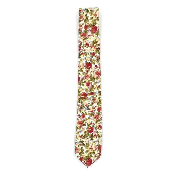 Floral Camellia Tie - Art of The Gentleman