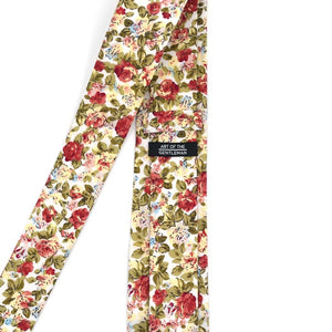 Floral Camellia Tie