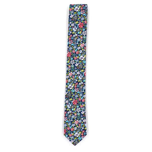 Floral Navy Tie