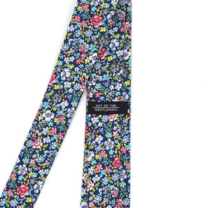 Floral Navy Tie