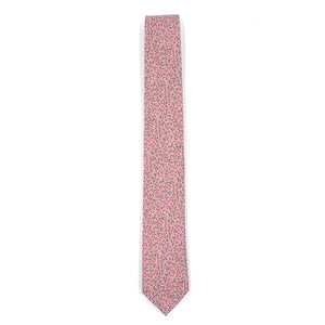 Floral Strawberry Field Tie