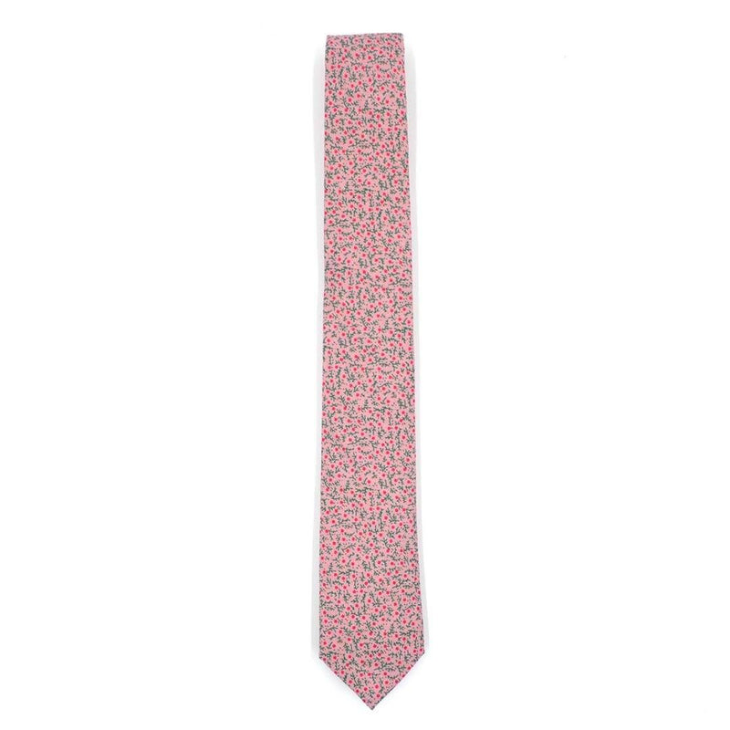 Floral Strawberry Field Tie - Art of The Gentleman