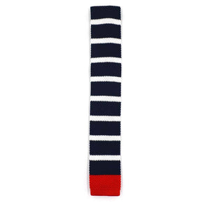 Knitted Firecracker Striped Tie