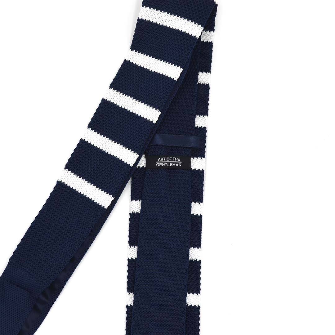 Knitted Firecracker Striped Tie