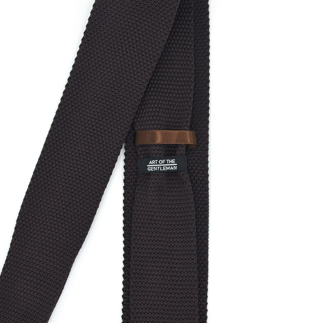 Knitted Hot Cocoa Tie