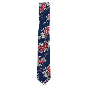 Paisley Navy Tie