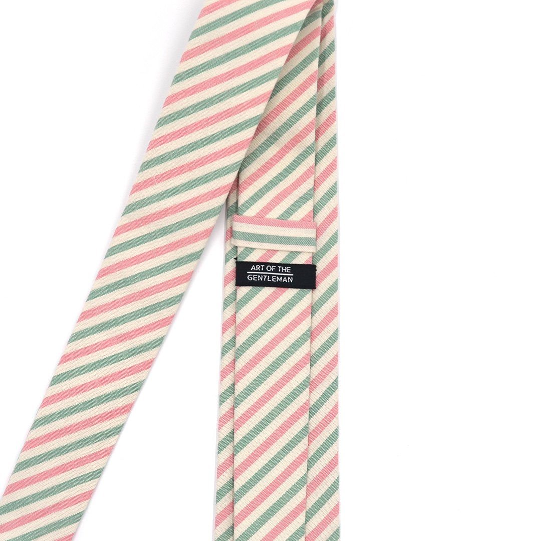 Seersucker Watermelon Tie