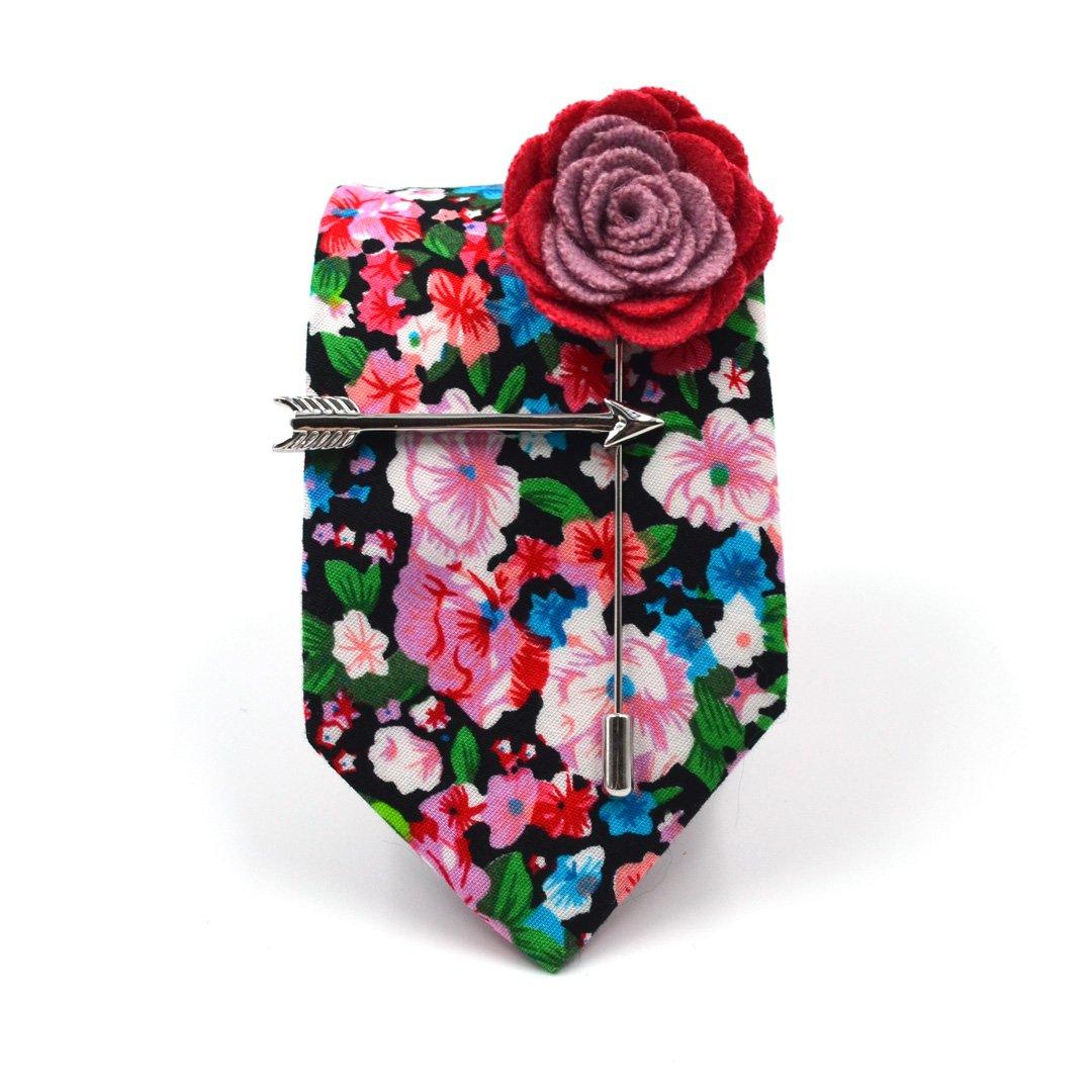 Floral Cotton Candy Tie Set