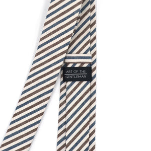 Striped Oxford Tie Set