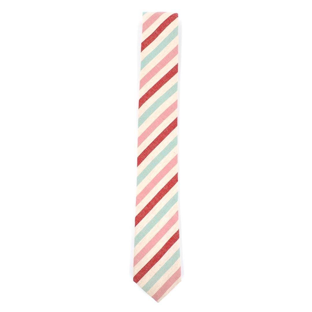 Striped Arctic Cherry Tie